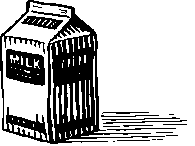 牛乳パックのイラスト