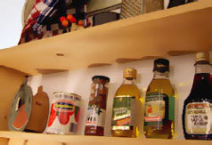 調味料棚の写真